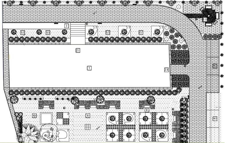 ogród spacerowy projekt