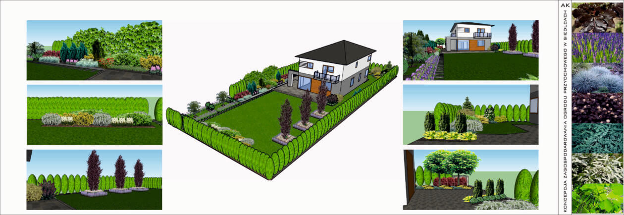 projekt ogrodu prywatnego